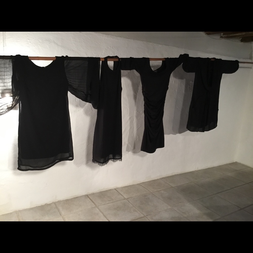 Lot of 4 Black Dresses, Elegant Sexy Casual Dressy